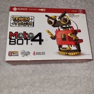 Elenco Teach Tech MotoBot.4 Robot Kit STEM 4-in-1 Build Set TTR-891 Age 8+